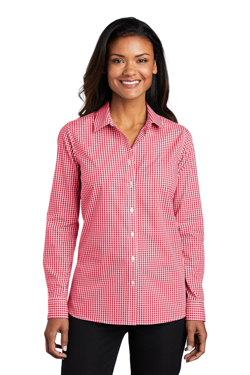 Port Authority  ®  Women's Broadcloth Gingham Easy Care Shirt LW644