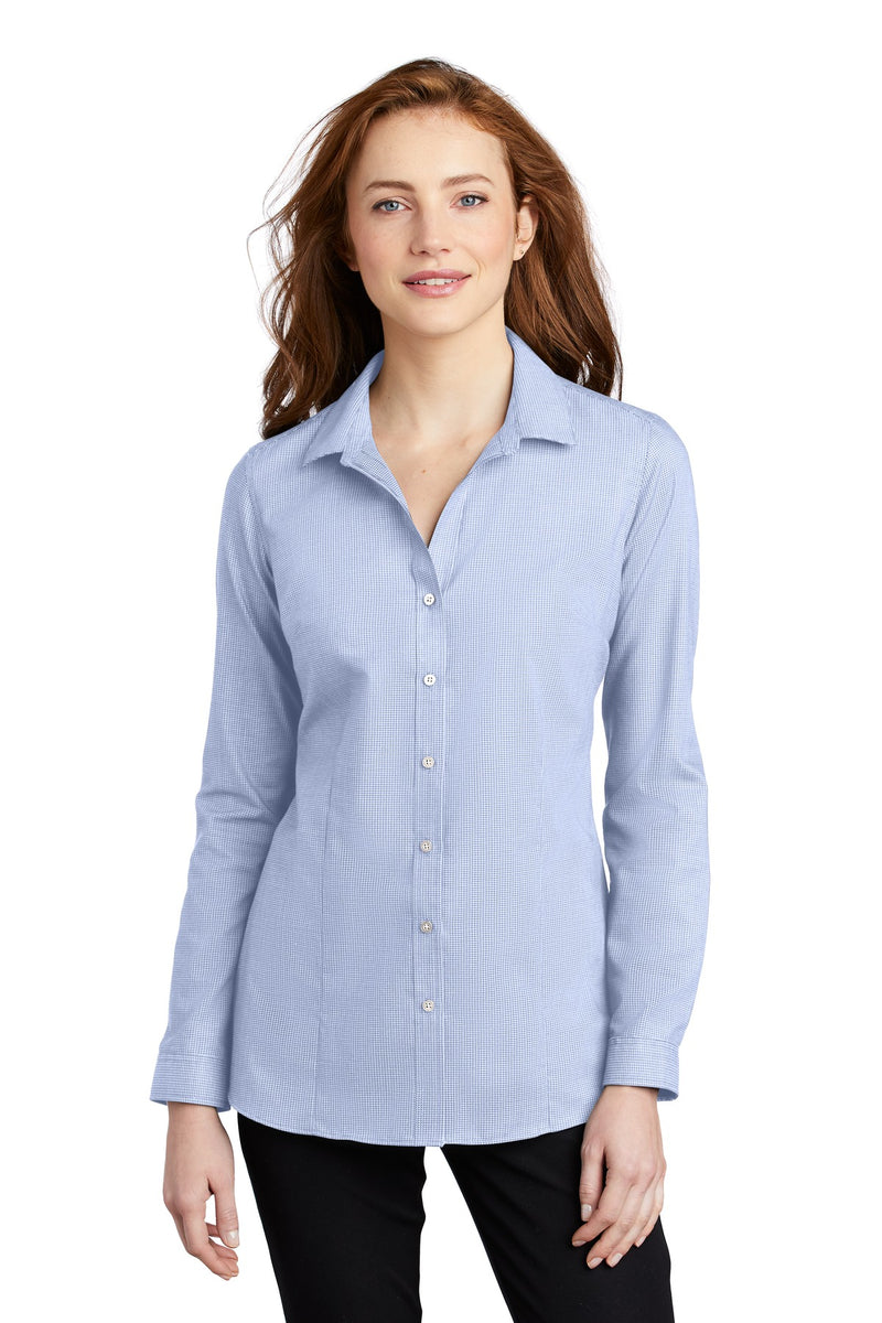 Port Authority  ®  Women's Pincheck Easy Care Shirt LW645