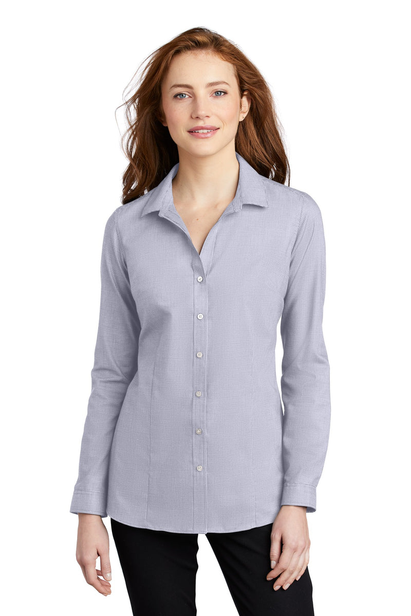 Port Authority  ®  Women's Pincheck Easy Care Shirt LW645