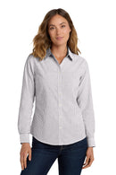 Port Authority  ®  Women's SuperPro    Oxford Stripe Shirt. LW657