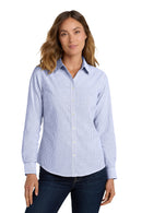 Port Authority  ®  Women's SuperPro    Oxford Stripe Shirt. LW657
