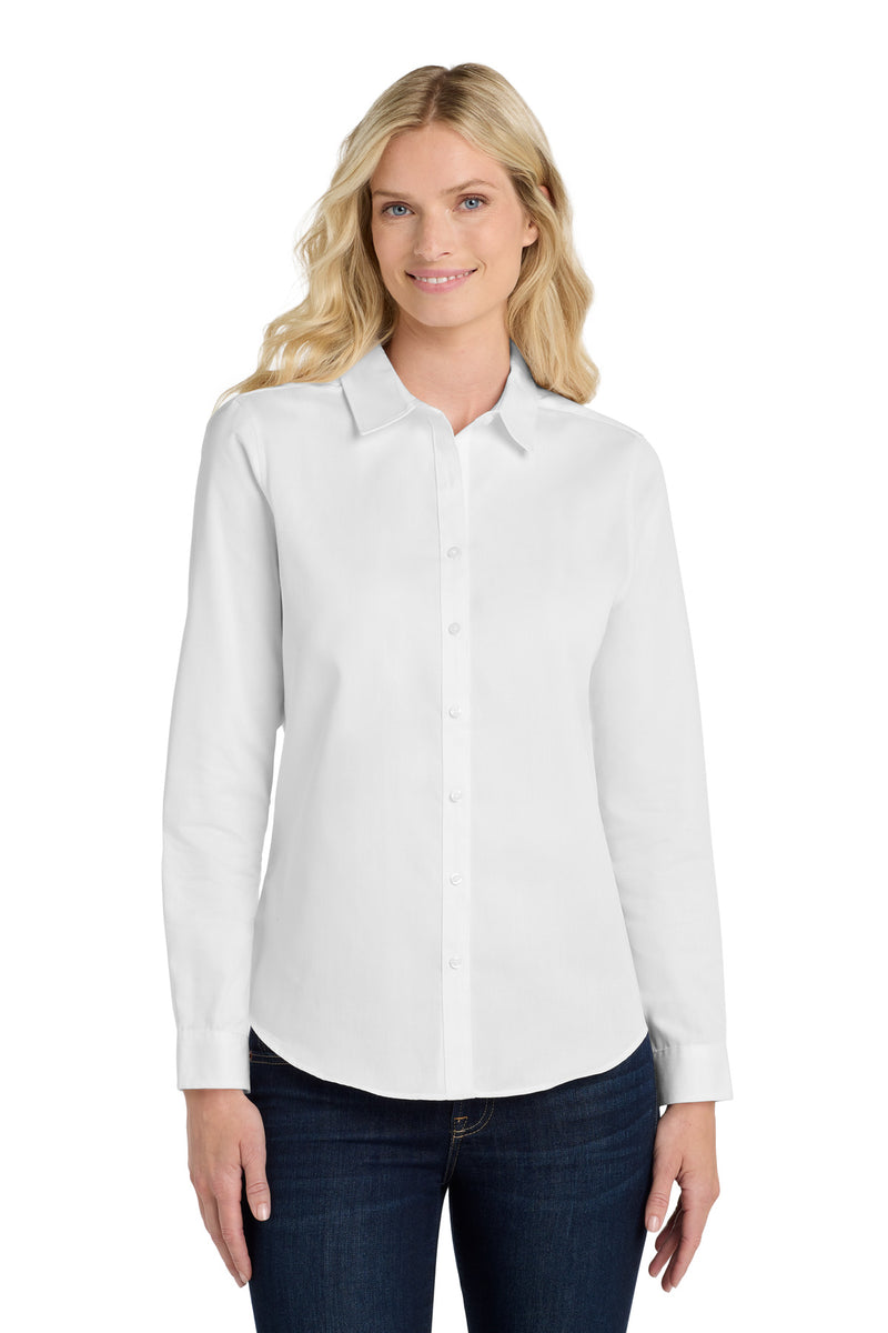 Port Authority ®  Women's Long Sleeve SuperPro React  Twill Shirt. LW808 - White