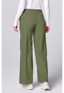Med Couture Wide Leg Pintuck Pant. Item MC00009 in MC INSIGHT Collection. Live Chat for Bulk Discounts.