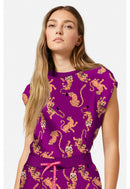 Med Couture Printed Dolman Top. Item MC00015 in MC AMP Collection. Live Chat for Bulk Discounts.