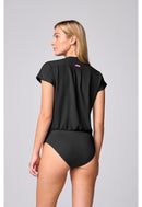 Med Couture One Pocket Bodysuit. Item MC00017 in MC AMP Collection. Live Chat for Bulk Discounts.