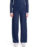Med Couture Women's 5-Pocket Ruched Wide Leg Pant. Item MC011P in MC INSIGHT Collection. Live Chat for Bulk Discounts.