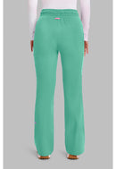 Med Couture Women's High Rise 4-Pocket Flare Pant. Item MC104P in MC AMP Collection. Live Chat for Bulk Discounts.