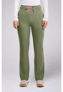 Med Couture Women's High Rise 4-Pocket Flare Pant. Item MC104P in MC AMP Collection. Live Chat for Bulk Discounts.