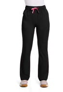 Med Couture Women's High Rise 4-Pocket Flare Pant. Item MC104 in MC AMP Collection. Live Chat for Bulk Discounts.