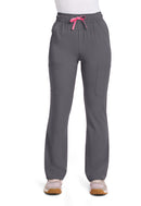 Med Couture Women's High Rise 4-Pocket Flare Pant. Item MC104 in MC AMP Collection. Live Chat for Bulk Discounts.