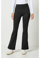 Med Couture Flare Leg Yoga Pant. Item MC150P in MC AMP KNIT Collection. Live Chat for Bulk Discounts.