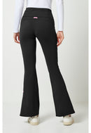 Med Couture Flare Leg Yoga Pant. Item MC150P in MC AMP KNIT Collection. Live Chat for Bulk Discounts.