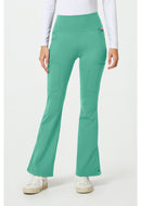 Med Couture Flare Leg Yoga Pant. Item MC150P in MC AMP KNIT Collection. Live Chat for Bulk Discounts.