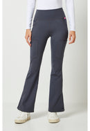 Med Couture Flare Leg Yoga Pant. Item MC150P in MC AMP KNIT Collection. Live Chat for Bulk Discounts.
