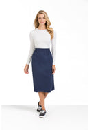 Med Couture 29" Elastic Waist Skirt. Item MC2049NY in PL MC NYP Collection. Live Chat for Bulk Discounts.
