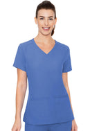 Med Couture Side Pocket Top. Item MC2468 in MC INSIGHT Collection. Live Chat for Bulk Discounts.
