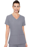 Med Couture Side Pocket Top. Item MC2468 in MC INSIGHT Collection. Live Chat for Bulk Discounts.