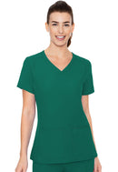 Med Couture Side Pocket Top. Item MC2468 in MC INSIGHT Collection. Live Chat for Bulk Discounts.