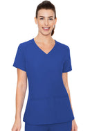 Med Couture Side Pocket Top. Item MC2468 in MC INSIGHT Collection. Live Chat for Bulk Discounts.