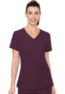 Med Couture Side Pocket Top. Item MC2468 in MC INSIGHT Collection. Live Chat for Bulk Discounts.