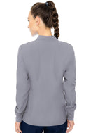 Med Couture Zip Front Warm-Up With Shoulder Yokes. Item MC2660 in MC INSIGHT Collection. Live Chat for Bulk Discounts.