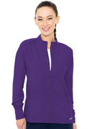 Med Couture Zip Front Warm-Up With Shoulder Yokes. Item MC2660 in MC INSIGHT Collection. Live Chat for Bulk Discounts.