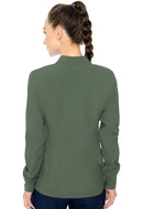 Med Couture Zip Front Warm-Up With Shoulder Yokes. Item MC2660 in MC INSIGHT Collection. Live Chat for Bulk Discounts.