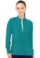 Med Couture Zip Front Warm-Up With Shoulder Yokes. Item MC2660 in MC INSIGHT Collection. Live Chat for Bulk Discounts.