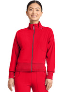Med Couture Women's Cropped Warm Up Jacket. Item MC303 in MC AMP Collection. Live Chat for Bulk Discounts.