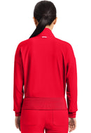 Med Couture Women's Cropped Warm Up Jacket. Item MC303 in MC AMP Collection. Live Chat for Bulk Discounts.