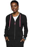 Med Couture Fleece Zip Front Logo Hoodie. Item MC316 in MC LIFESTYLE Collection. Live Chat for Bulk Discounts.