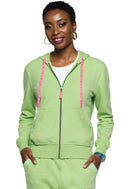 Med Couture Fleece Zip Front Logo Hoodie. Item MC316 in MC LIFESTYLE Collection. Live Chat for Bulk Discounts.