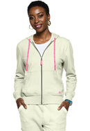 Med Couture Fleece Zip Front Logo Hoodie. Item MC316 in MC LIFESTYLE Collection. Live Chat for Bulk Discounts.