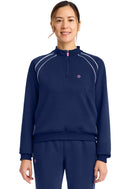 Med Couture Scuba Half Zip Jacket. Item MC328 in MC AMP Collection. Live Chat for Bulk Discounts.