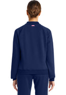 Med Couture Scuba Half Zip Jacket. Item MC328 in MC AMP Collection. Live Chat for Bulk Discounts.