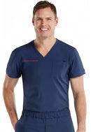 Med Couture Mens Performance 1 Pocket Top. Item MC4659NY in PL MC NYP Collection. Live Chat for Bulk Discounts.