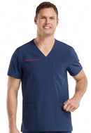 Med Couture Mens Performance 4 Pocket Top. Item MC4982NY in PL MC NYP Collection. Live Chat for Bulk Discounts.