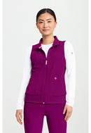 Med Couture Women's 4-Pocket Zip Front Vest. Item MC500 in MC AMP Collection. Live Chat for Bulk Discounts.