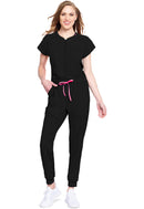Med Couture Zip Front Jumpsuit. Item MC502 in MC AMP Collection. Live Chat for Bulk Discounts.