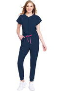 Med Couture Zip Front Jumpsuit. Item MC502 in MC AMP Collection. Live Chat for Bulk Discounts.