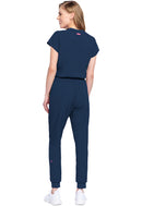 Med Couture Zip Front Jumpsuit. Item MC502 in MC AMP Collection. Live Chat for Bulk Discounts.