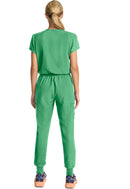 Med Couture Women's Zip Front Jumpsuit. Item MC510 in MC INSIGHT Collection. Live Chat for Bulk Discounts.