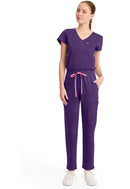 Med Couture V-Neck Jumpsuit. Item MC550 in MC AMP KNIT Collection. Live Chat for Bulk Discounts.