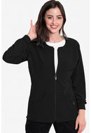 Med Couture Zip-Front Warm Up. Item MC5640MN in MC MINT DENTISTRY  Collection. Live Chat for Bulk Discounts.