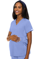 Med Couture Maternity V-Neck Top. Item MC628 in MC TOUCH Collection. Live Chat for Bulk Discounts.