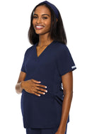 Med Couture Maternity V-Neck Top. Item MC628 in MC TOUCH Collection. Live Chat for Bulk Discounts.
