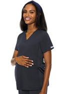 Med Couture Maternity V-Neck Top. Item MC628 in MC TOUCH Collection. Live Chat for Bulk Discounts.