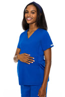 Med Couture Maternity V-Neck Top. Item MC628 in MC TOUCH Collection. Live Chat for Bulk Discounts.