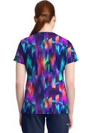 Med Couture Print V-Neck Top. Item MC632 in MC PRINTS Collection. Live Chat for Bulk Discounts.