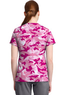 Med Couture Print V-Neck Top. Item MC632 in MC PRINTS Collection. Live Chat for Bulk Discounts.
